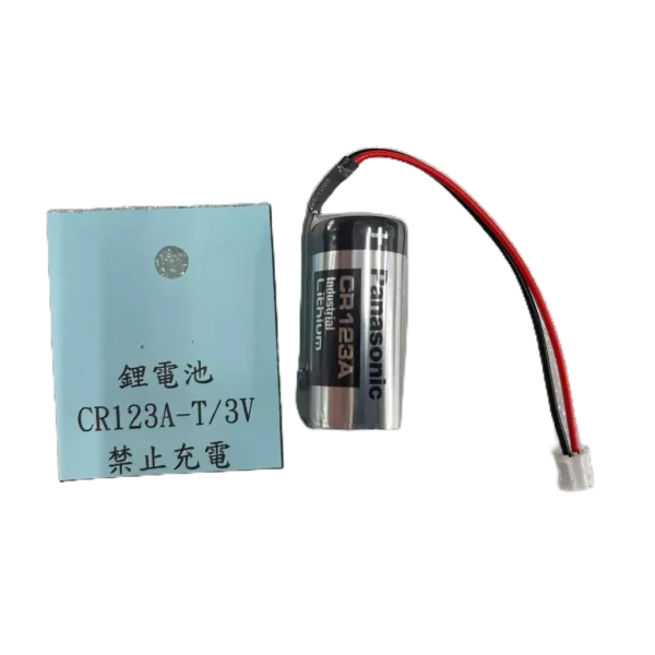 【 大林電子 】CR123A+T13 2.5MM 2.0MM接頭 鋰電池 偵煙器用 一次性