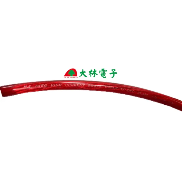 【 大林電子 】8AWG 電源線 紅黑色 1米一個單位 售出不可退貨