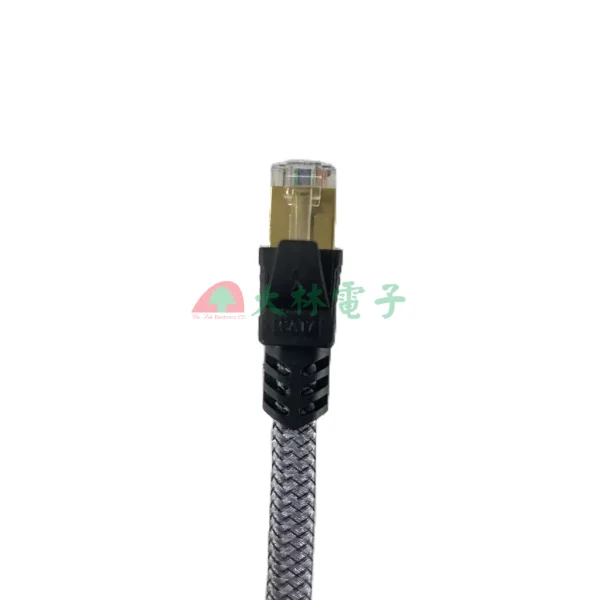 【 大林電子 】CAT.7 高速網路線 扁線 雙層鋁箔 10Gbps 3MM纖薄線身