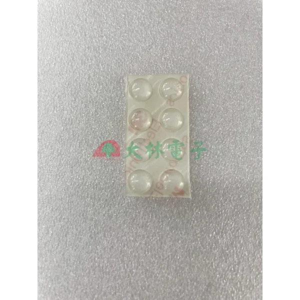 【 大林電子】PU膠墊 圓半球形 方格形 3M 背膠 8入裝