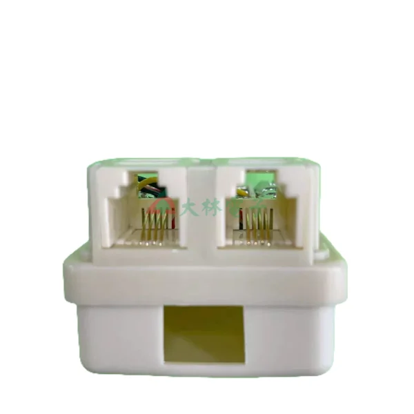 【大林電子】6P4C 6P2C 電話盒 一分一 一分二 電話接線盒 單孔 分線盒 通訊 分線盒 美式接線盒 接線盒