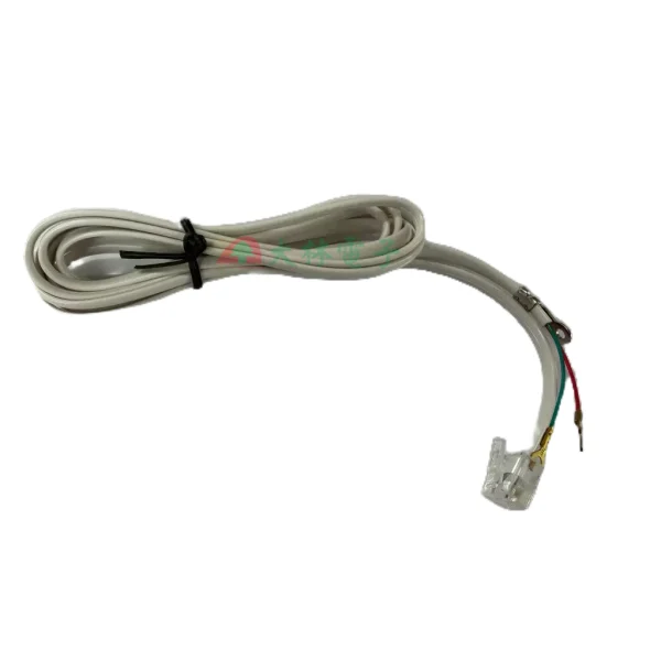 【大林電子】 電話端子線 P+Y 白色 2C 7尺 電話線 CA2PYW