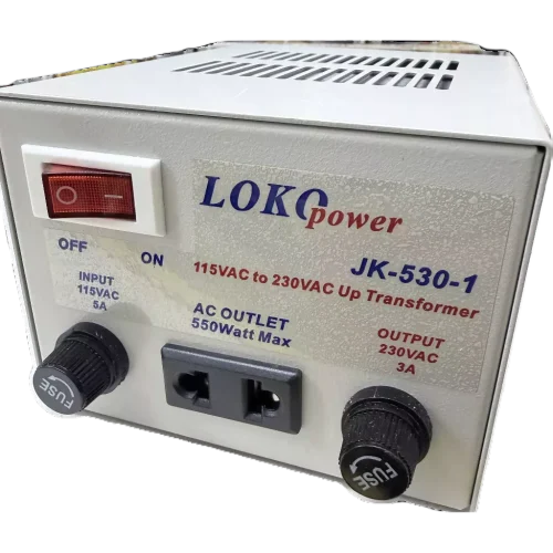 【 大林電子 】LOKO 台灣製 AC110V 轉 220V 550W JK-530-1 電源升壓器 變壓器