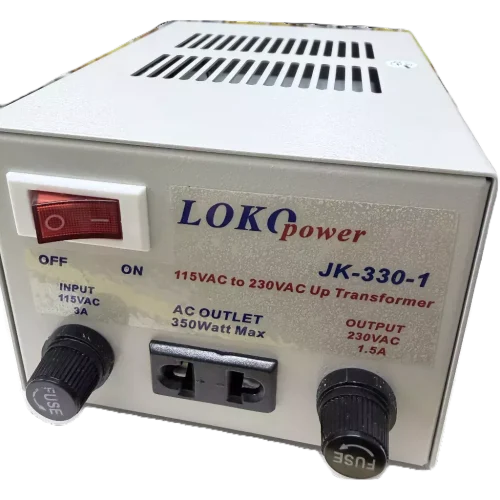 【 大林電子 】LOKO 台灣製 AC110V 轉 220V 350W JK-330-1 電源降壓器 變壓器