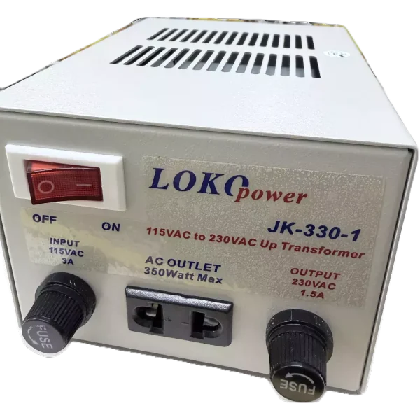 【 大林電子 】LOKO 台灣製 AC110V 轉 220V 350W JK-330-1 電源降壓器 變壓器