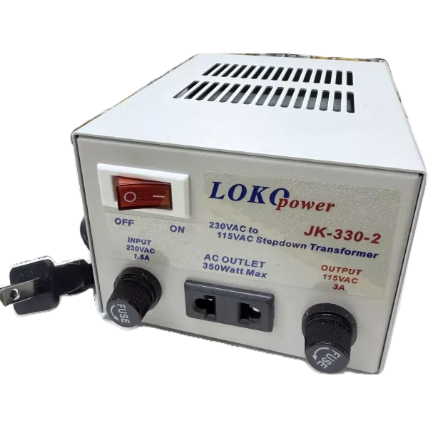 【 大林電子 】LOKO 台灣製 AC220V 轉 110V 350W JK-330-2 電源降壓器 變壓器